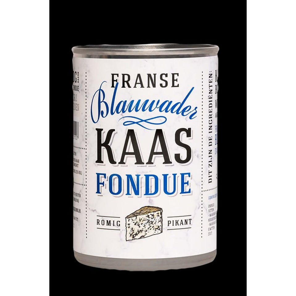 Kaasfondue in Blik Blauwe kaas 400gr