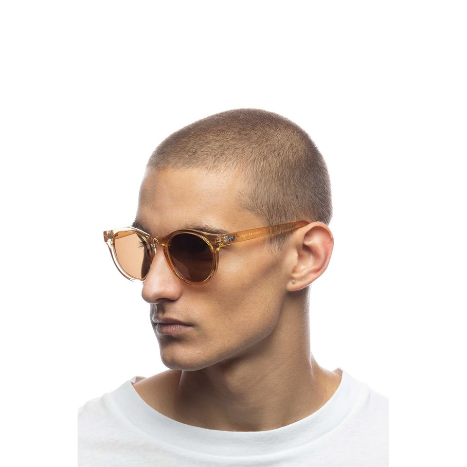 Le Specs Hey Macarena Sunglasses - Blonde Polarized