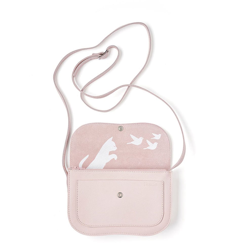Keecie Tas Cat Chase, Powder Pink