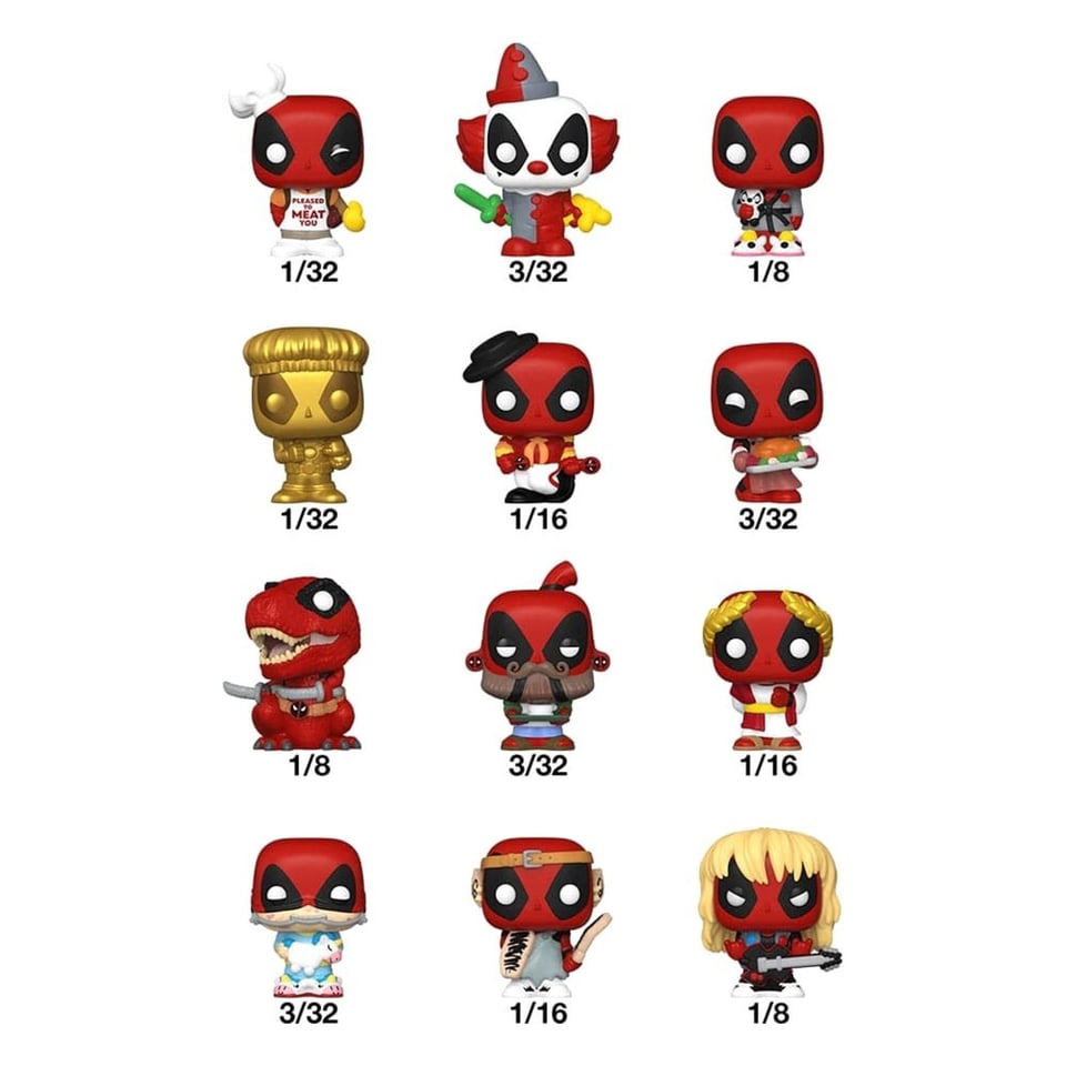 Bitty Pop! Singles - Marvel Deadpool