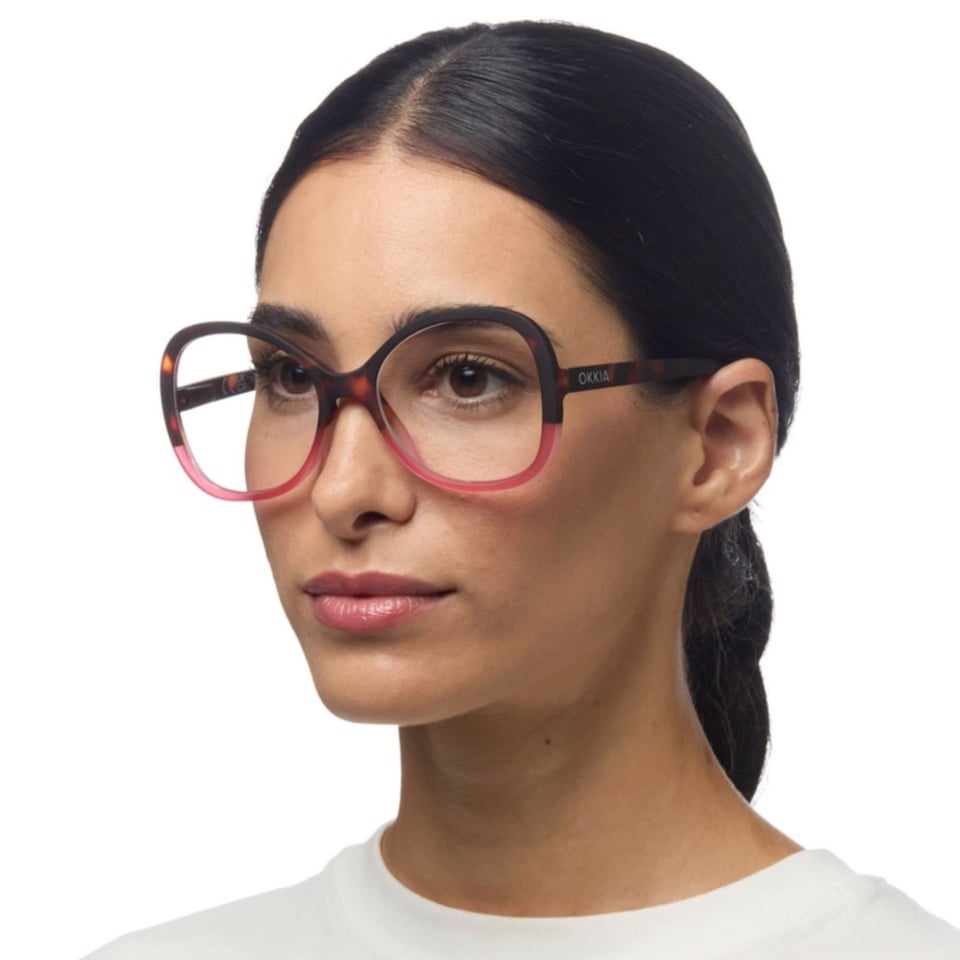 Leesbril VERONA Butterfly Havana Pink OK049HP