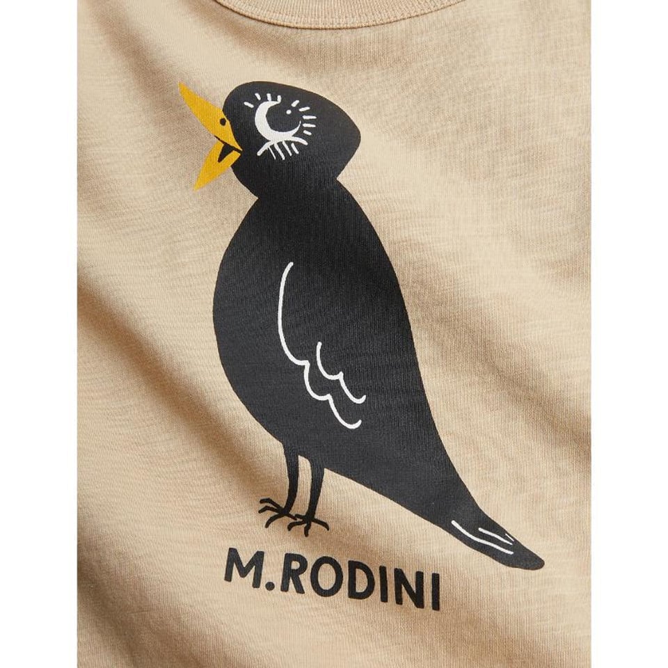 Mini Rodini Blackbird Tee Beige