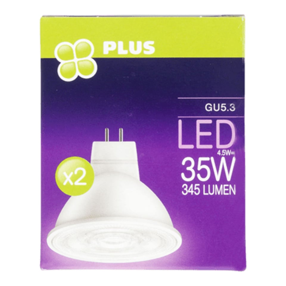 Plus Led 35w gu5.3 12v 2pk