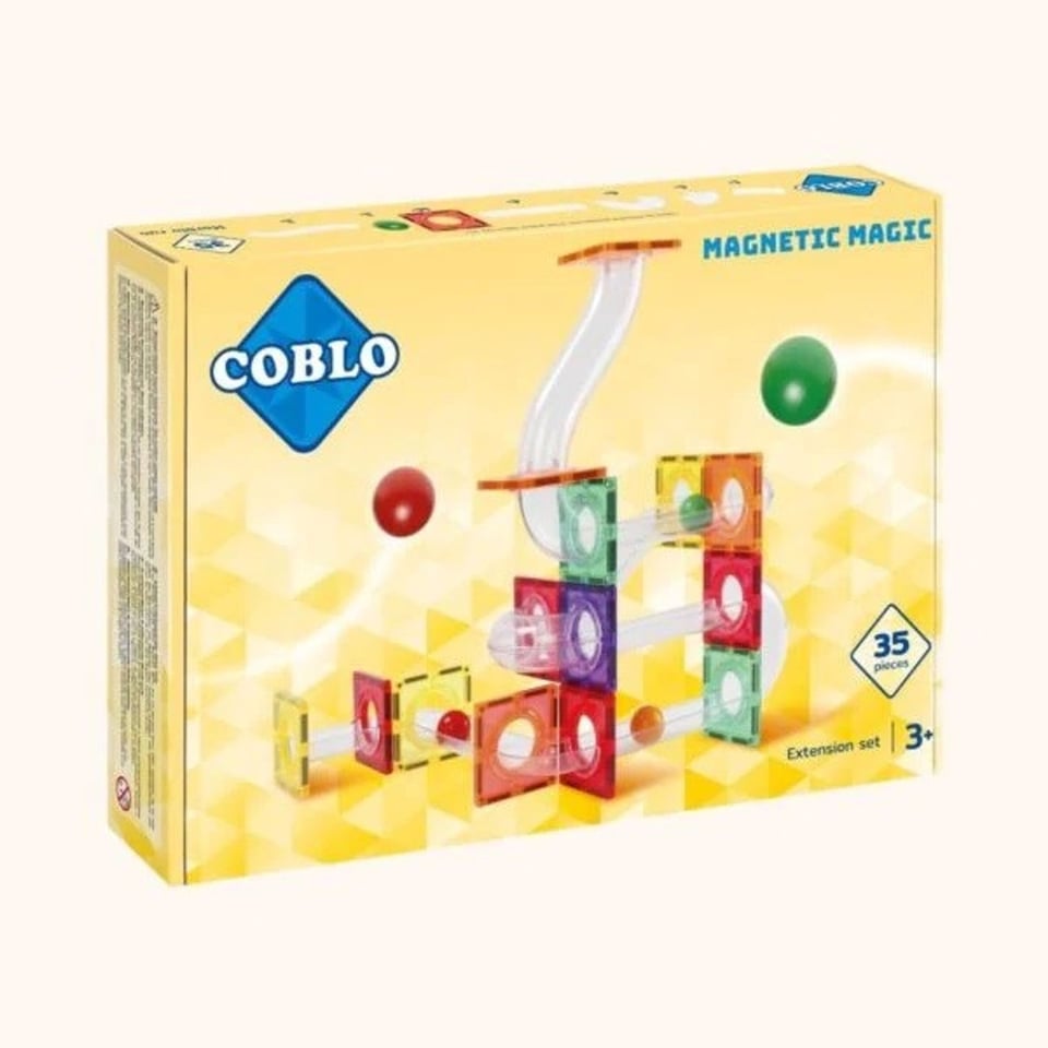 Coblo Magnetic Magic Marble Run 35 Stuks