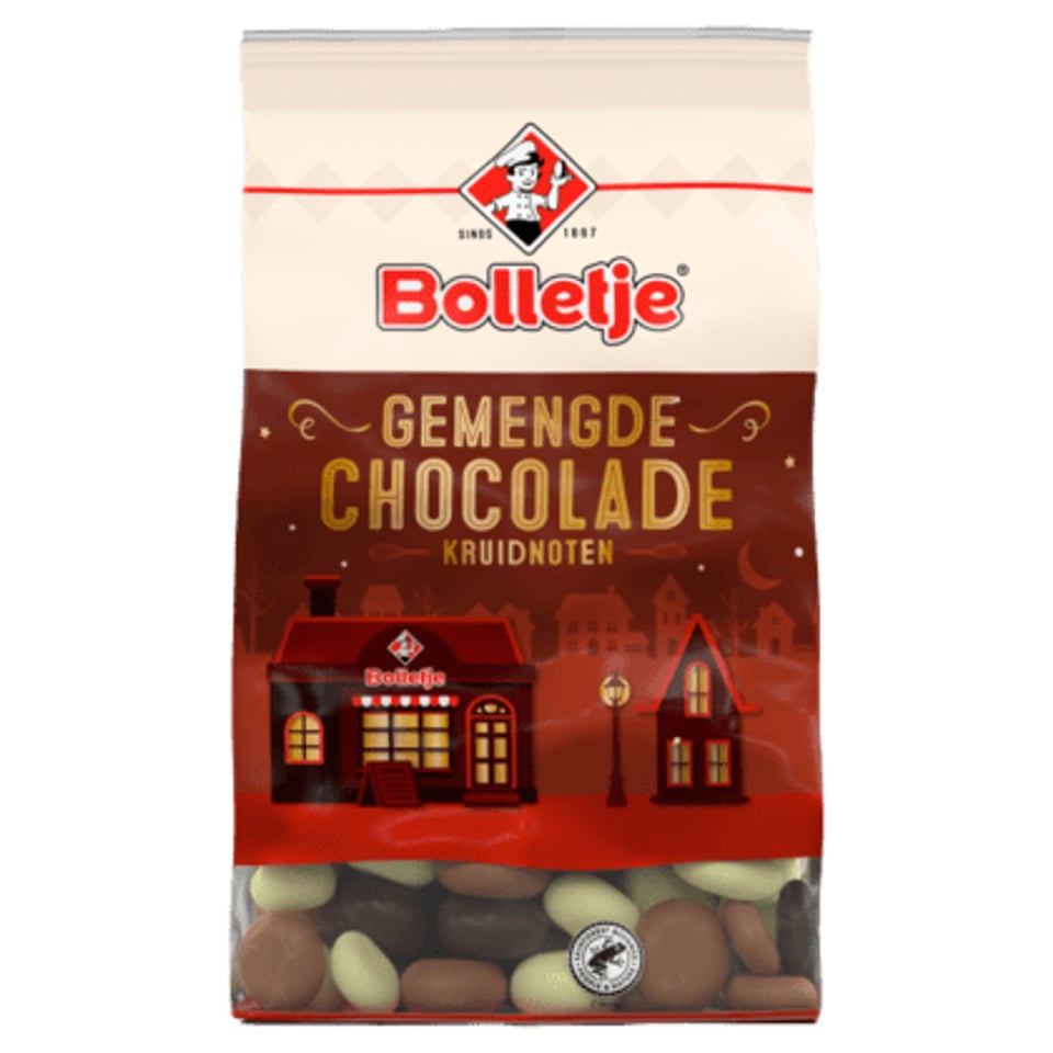 Bolletje Chocolade Kruidnoten Gemengd