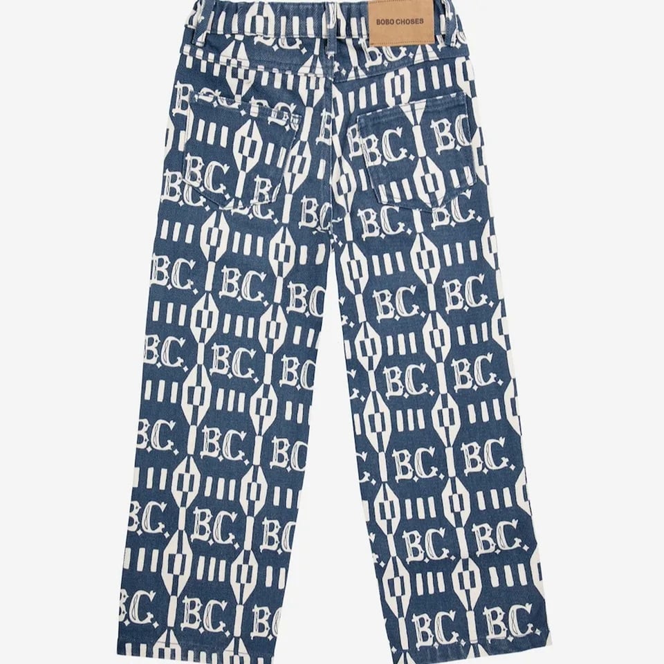 Bobo Choses B.C Vintage All Over Five Pockets Straight Pants