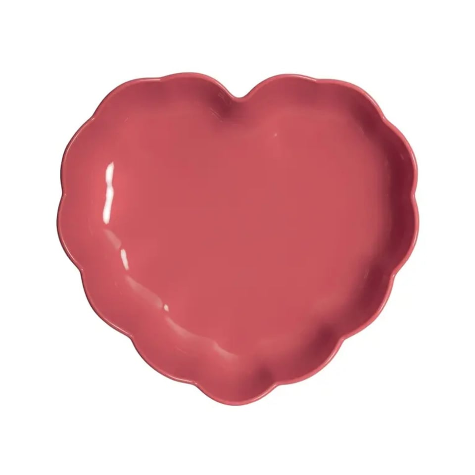 Emile Henry Madeleine Ttartvorm Hart Gegolfd Rose Candy
