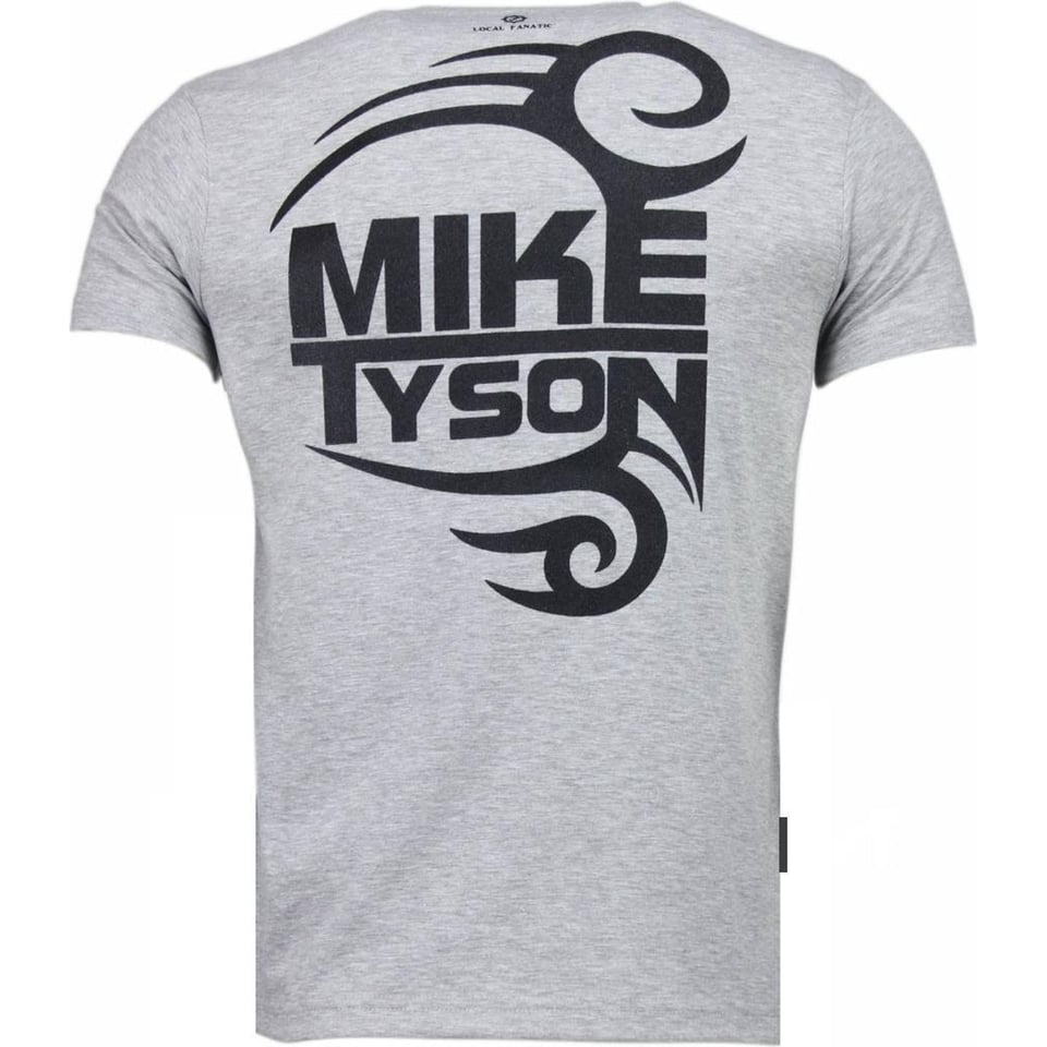 Mike Tyson Tribal - T-Shirt - Grijs