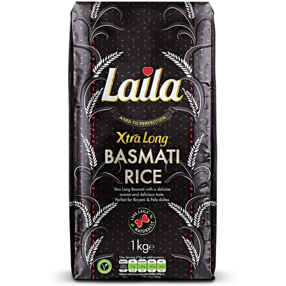 Laila Xtra Long Basmati Rice 1Kg