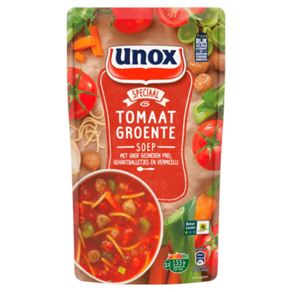 Unox Soep In Zak Tomaat Groentesoep