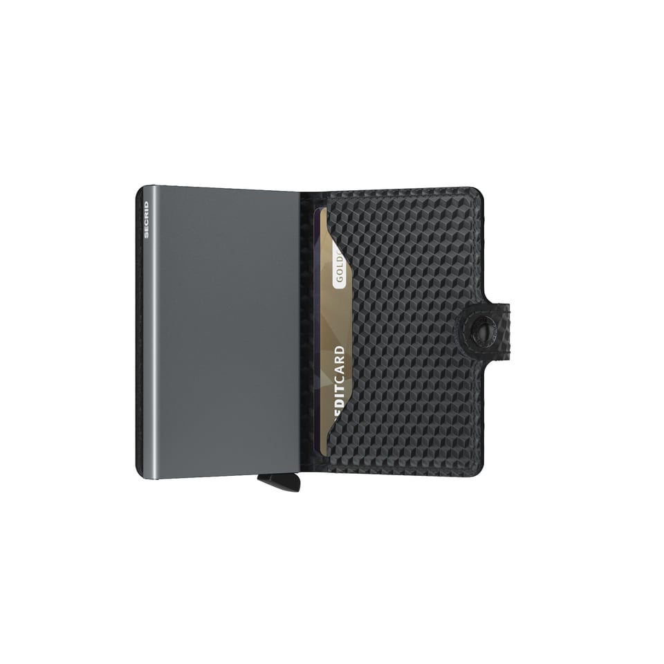 Secrid Miniwallet cubic black - titanium