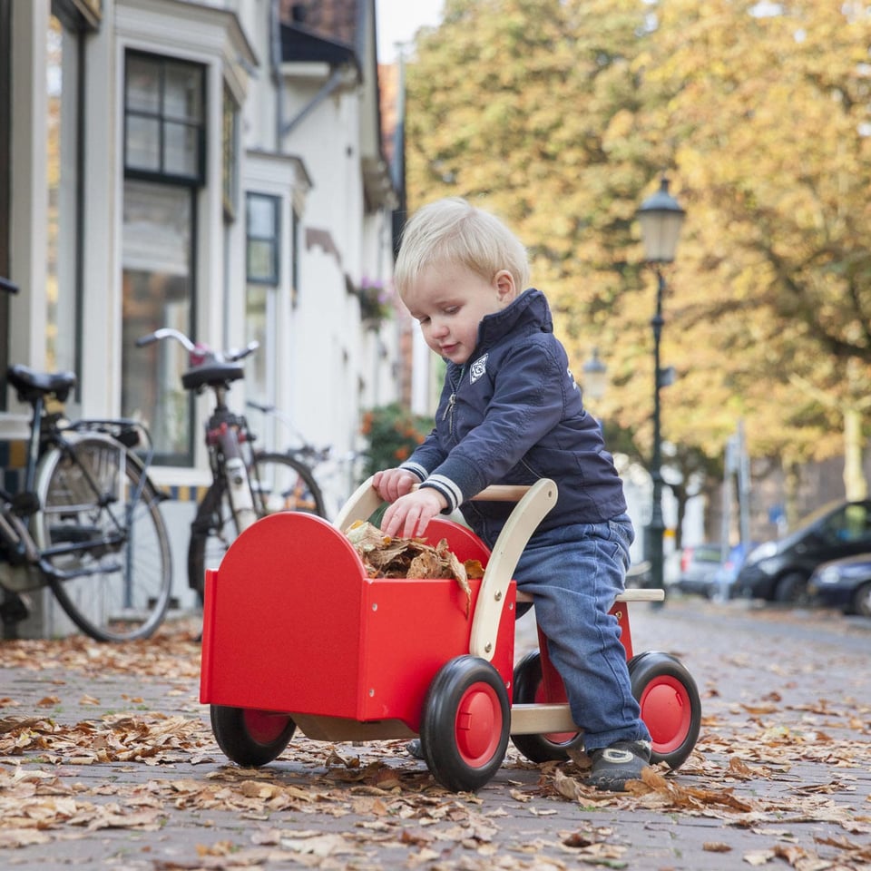 New Classic Toys Bakfiets Rood 1+