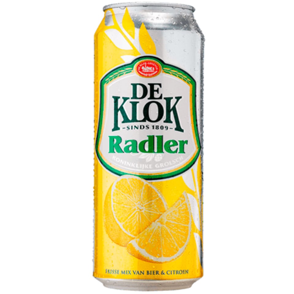 De Klok Radler Citroen 2.0 Bier Blik