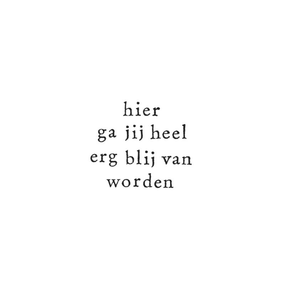 Ik Pak Je In Gevouwen Kaart - Hier Ga Jij Heel Erg Blij Van Worden