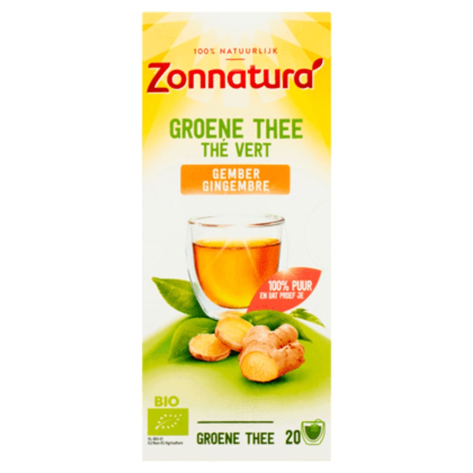 Zonnatura Groene Thee Gember