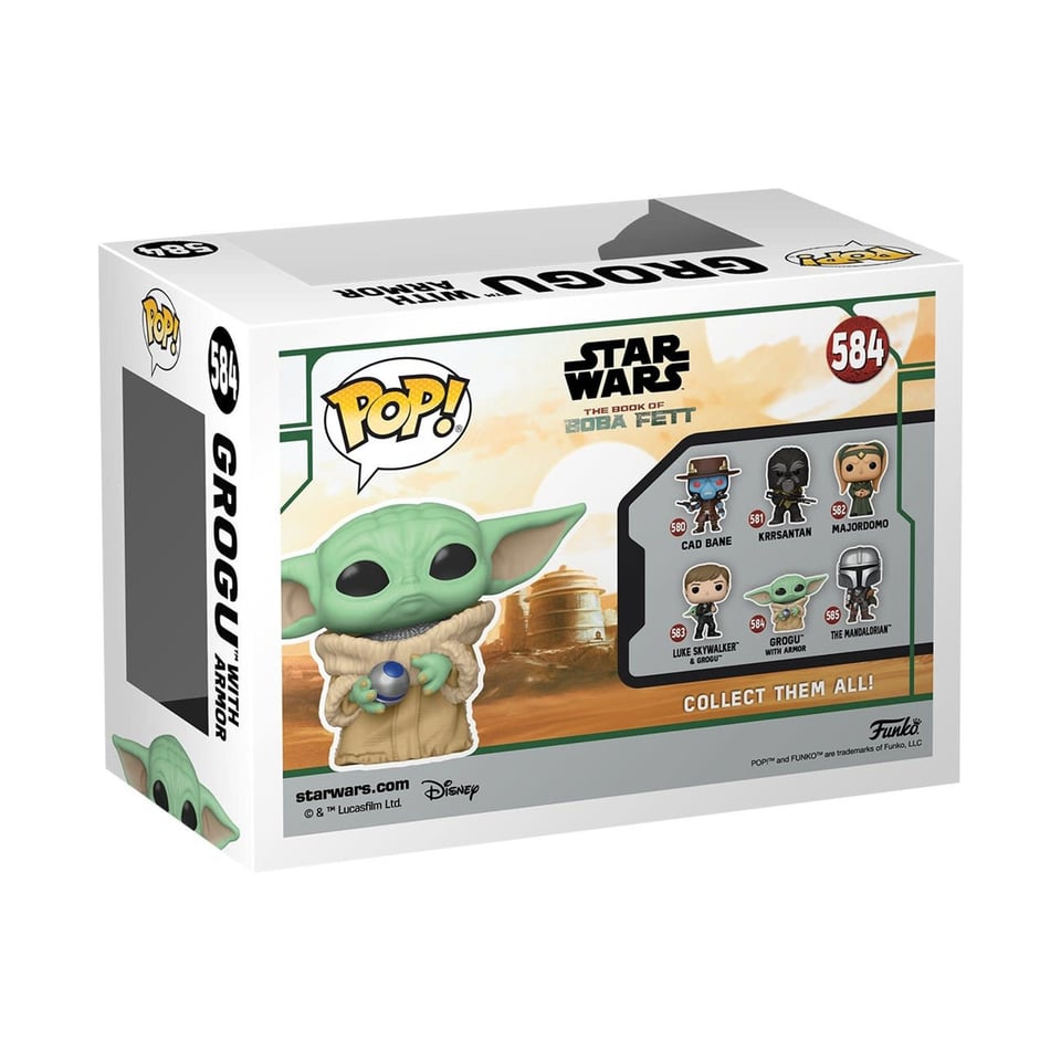Pop! Star Wars The Book of Boba Fett 584 - Grogu with Armor