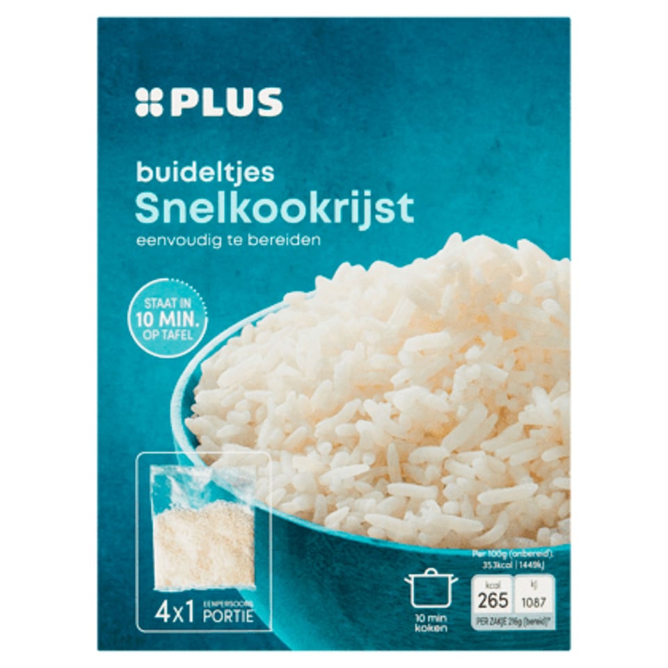 PLUS Snelkookrijst Builtjes