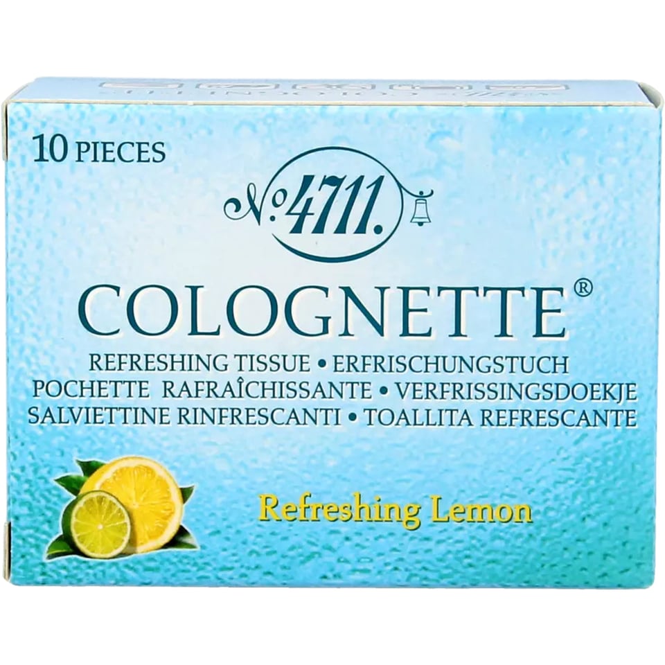 4711 Colognette Tissues Refreshing Lemon 10s
