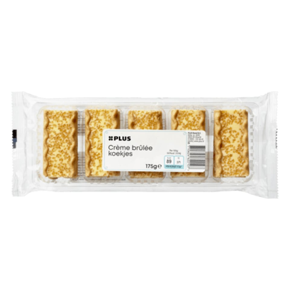 PLUS Crème Brulée Koekjes