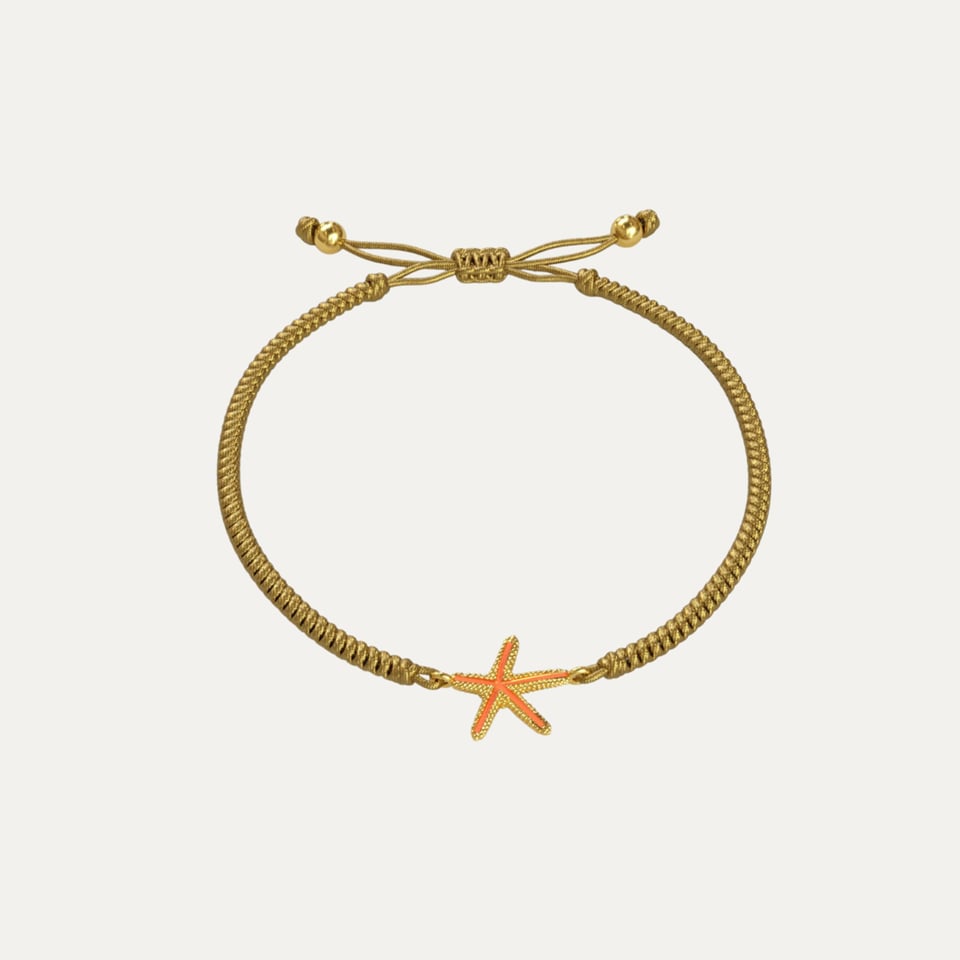 Zeester - Orange Summer bracelet - OneSize