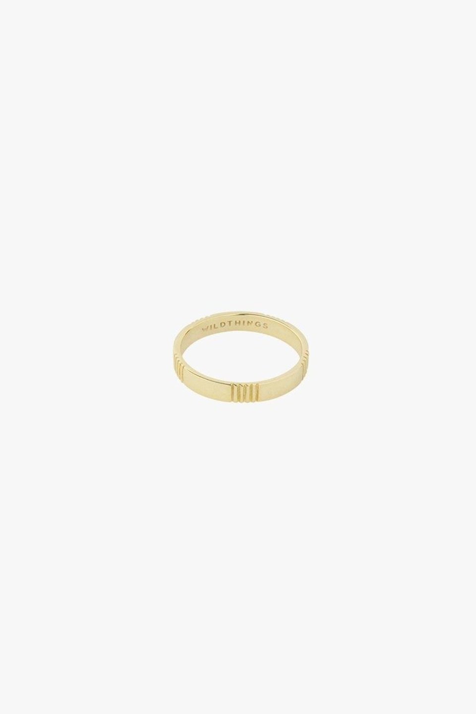 Wildthings Five Lines Ring - Gold