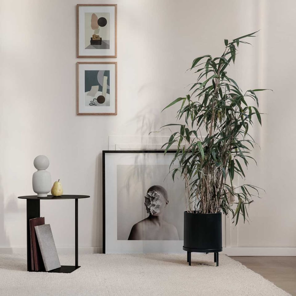 Ferm LIVING Bau Bloempot S Zwart