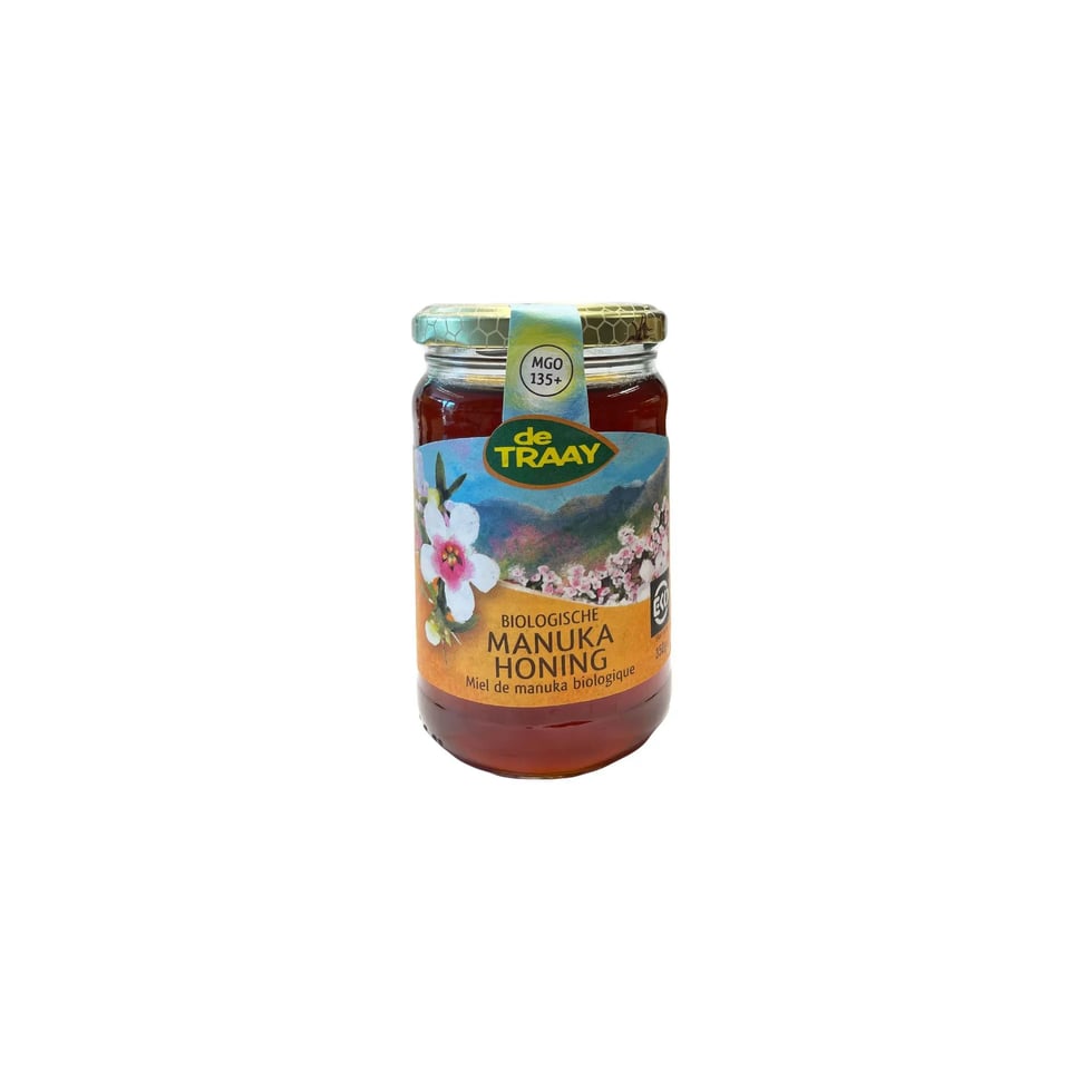 Biologische manukahoning MGO 135+ 350g Nieuw-Zeeland de Traay (vloeibaar) - 350g
