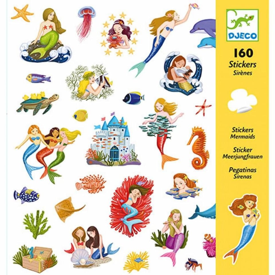 Djeco Zeemeerminnen Stickers