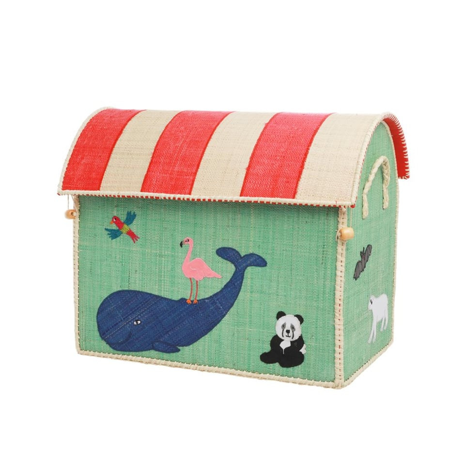 Rice Opbergmand Medium Walvis