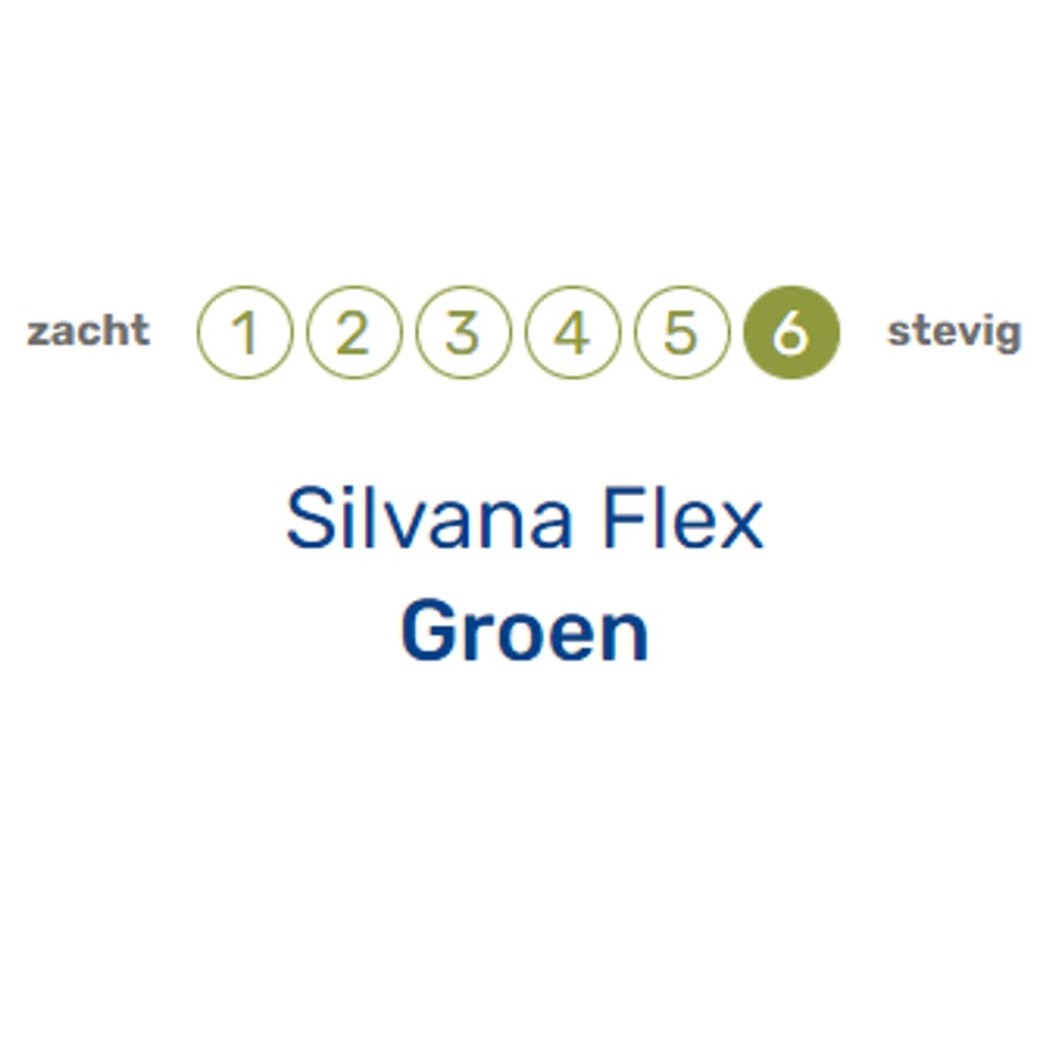 Silvana Flex Groen Medium 14 Cm Hoofdkussen