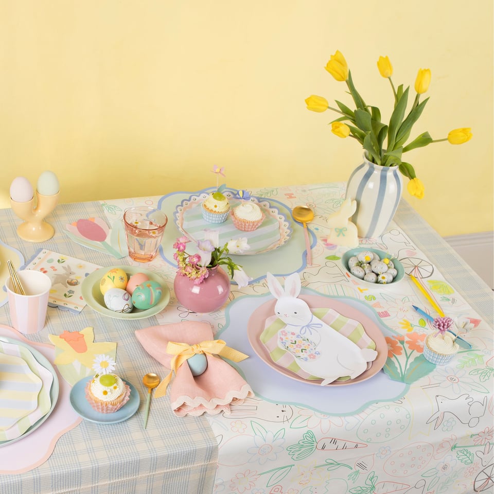 Meri Meri Easter Bunny Shaped Bordjes