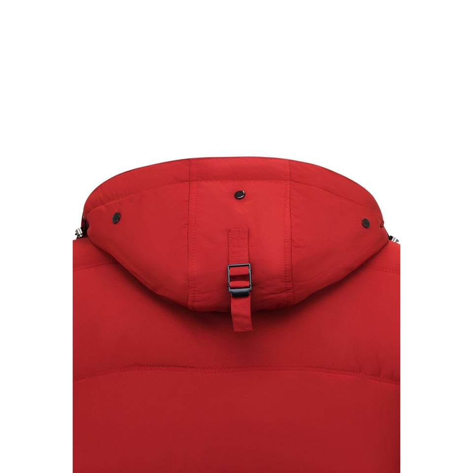 Lange Gewatteerde Jas Heren - 8667 - Rood