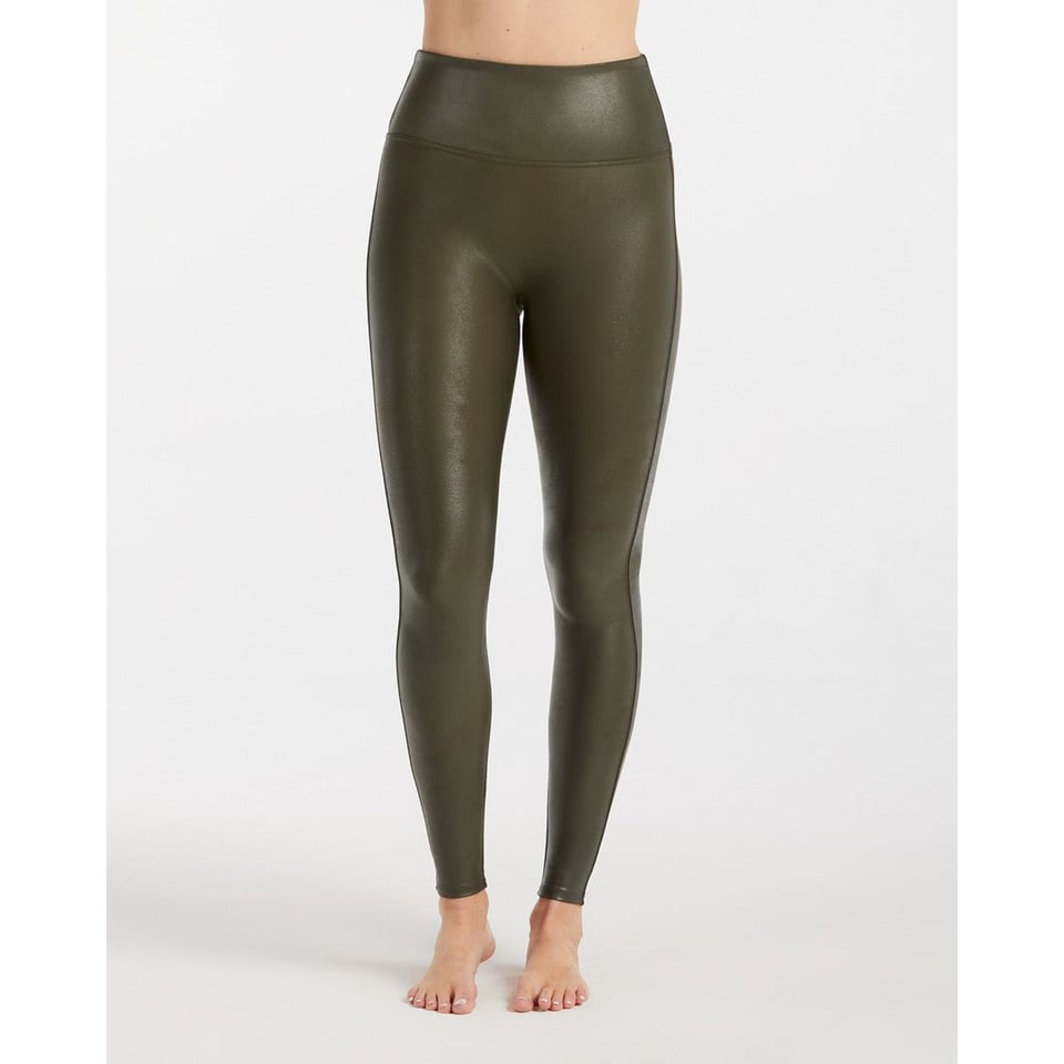 SPANX Ready-to-Wow Faux Leather Shaping Leggings 