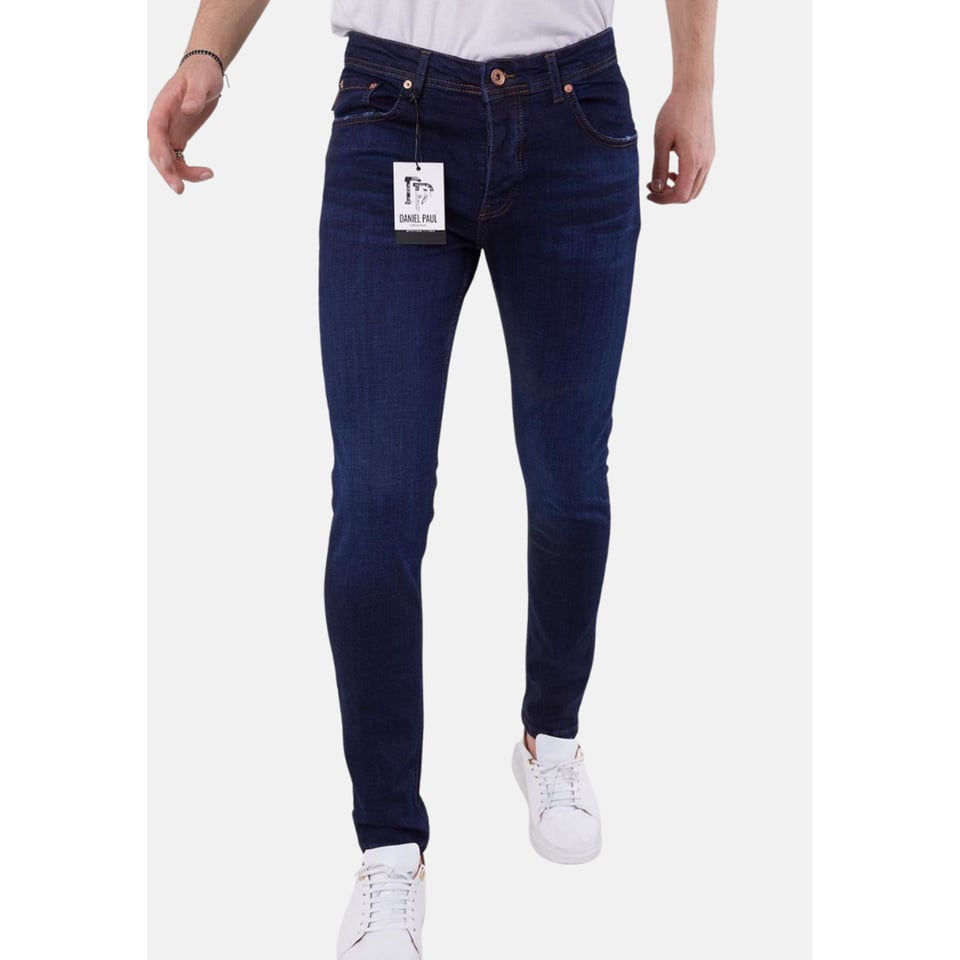 Heren Jeans Slim Fit Navy - 5306 - Donker Blauw