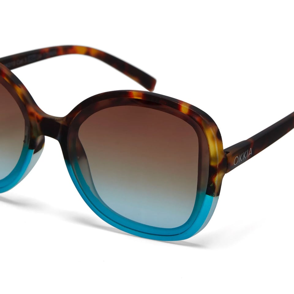 Zonnebril ANNA Butterfly Havana Blue OK019-HB