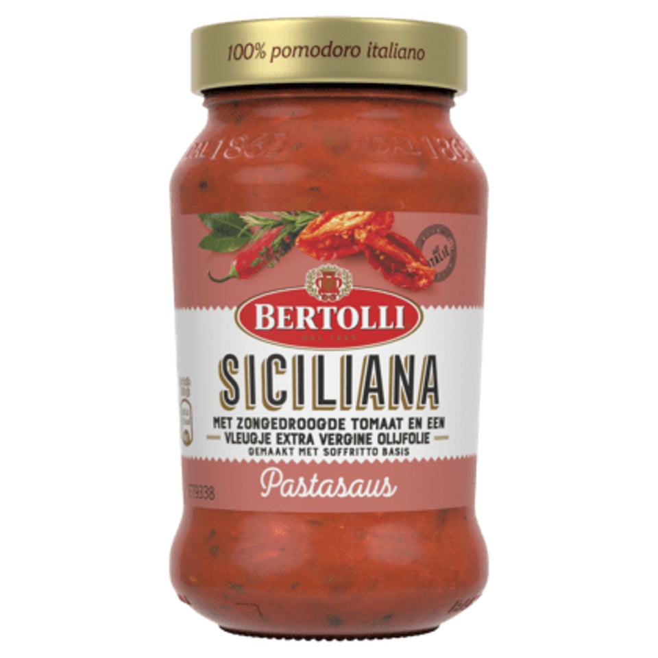 Bertolli Pastasaus Zongedroogde Tomaat