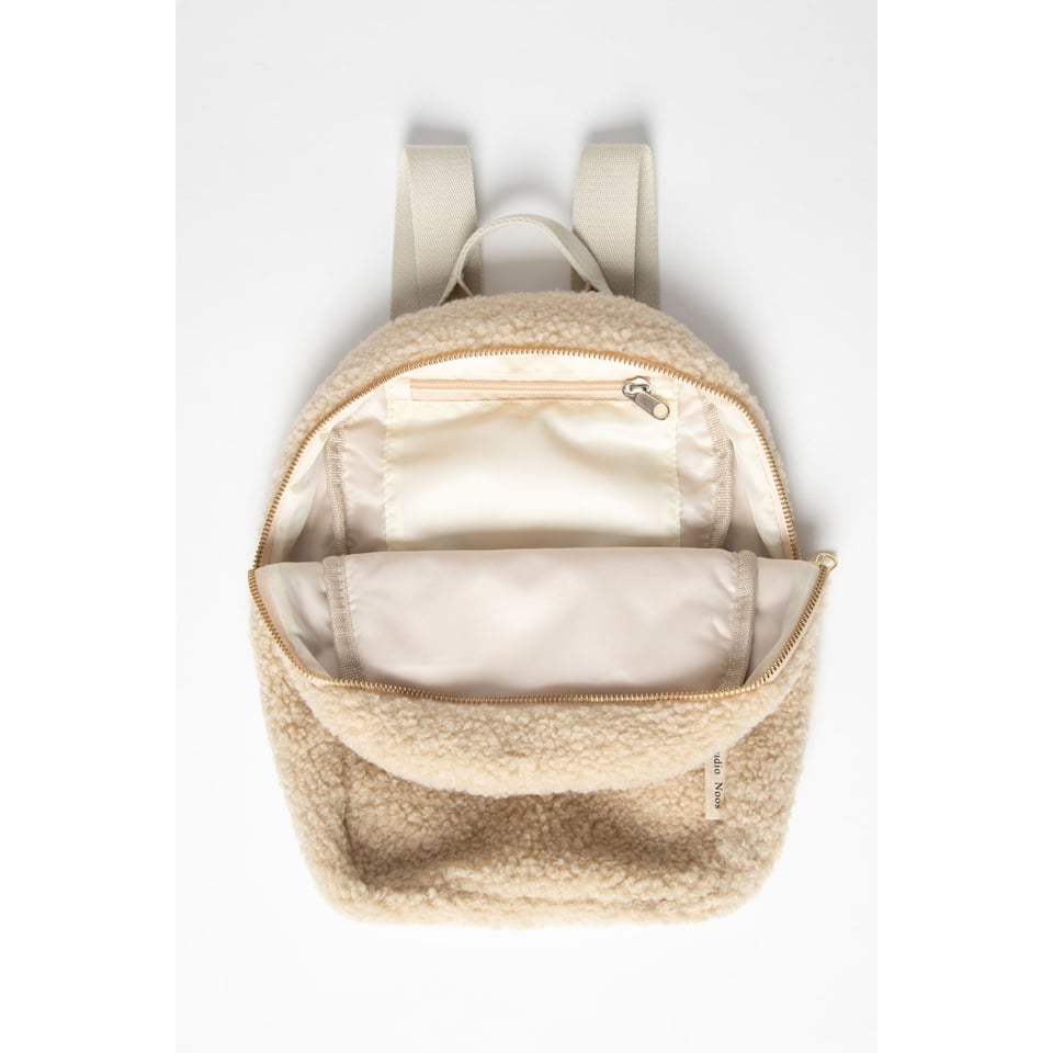 Teddy Mini Backpack  Ecru - Ecru / OS