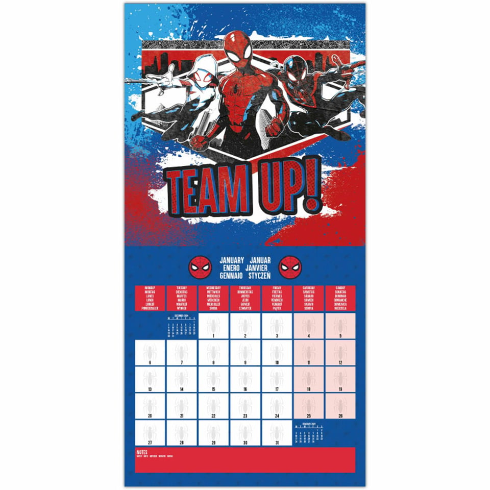 Marvel Spider-Man Calendar 2025 - Kalender