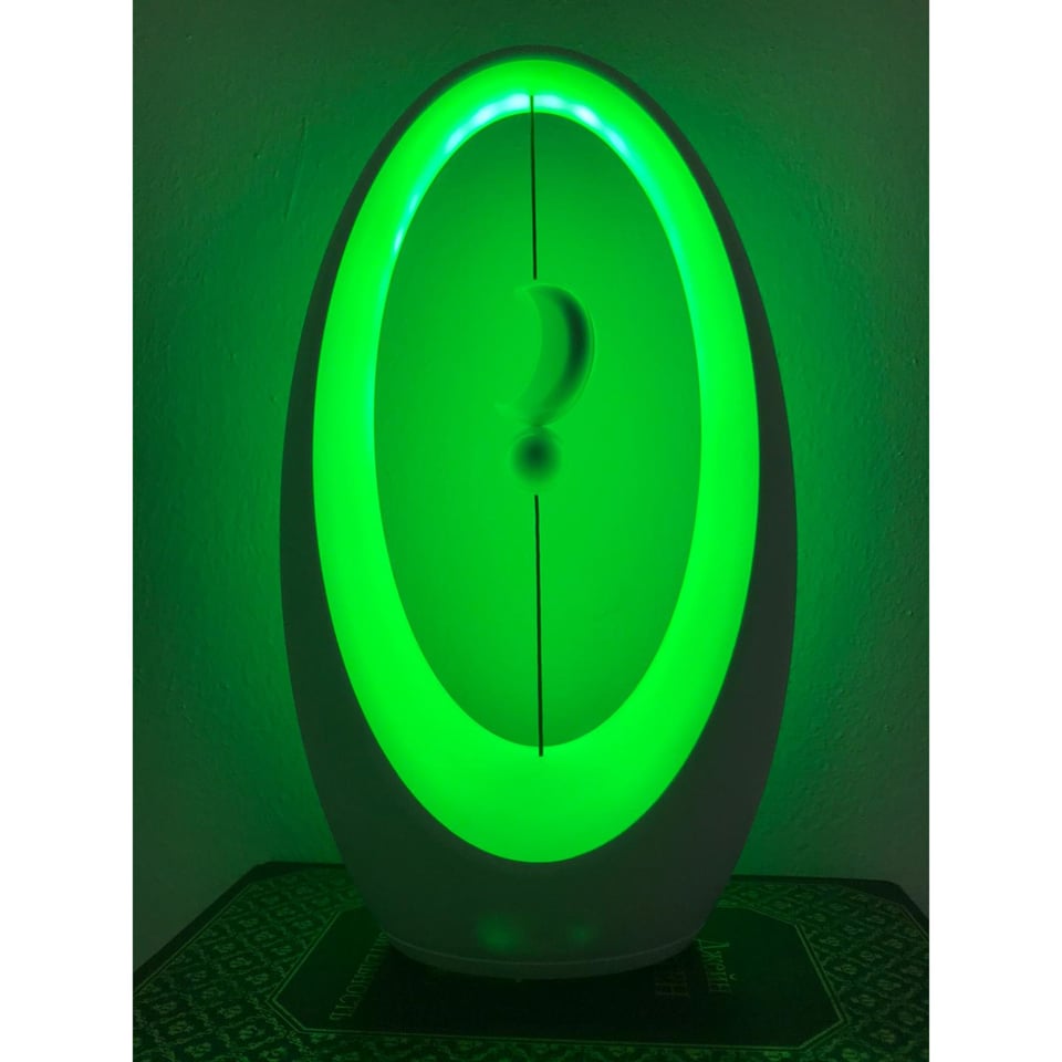 Multicolor nachtlamp. Mood lamp. Tafelnachtlamp blauw, groen, rood, wit.