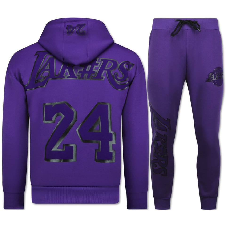 Lakers Huispak Heren Volwassenen - Trainingspakken Heren - Lakers Joggingpak Heren - 3793 - Paars