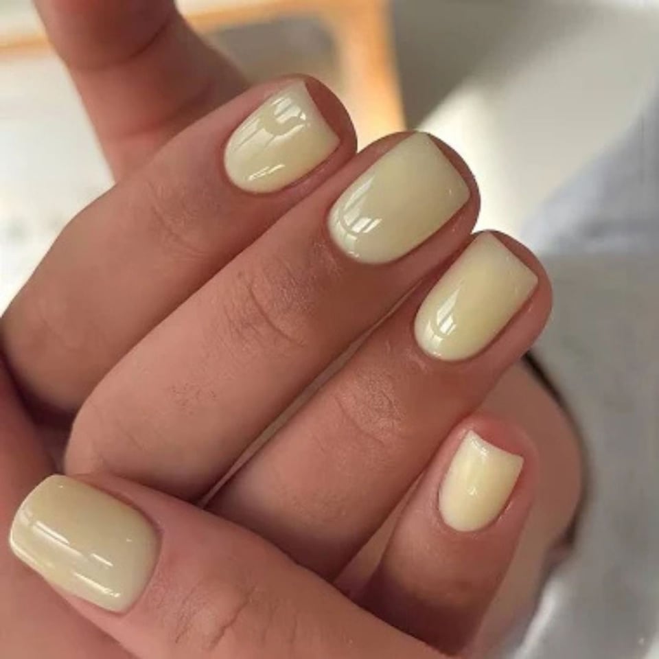 Butter Yellow Nail Wraps  Summer Trend