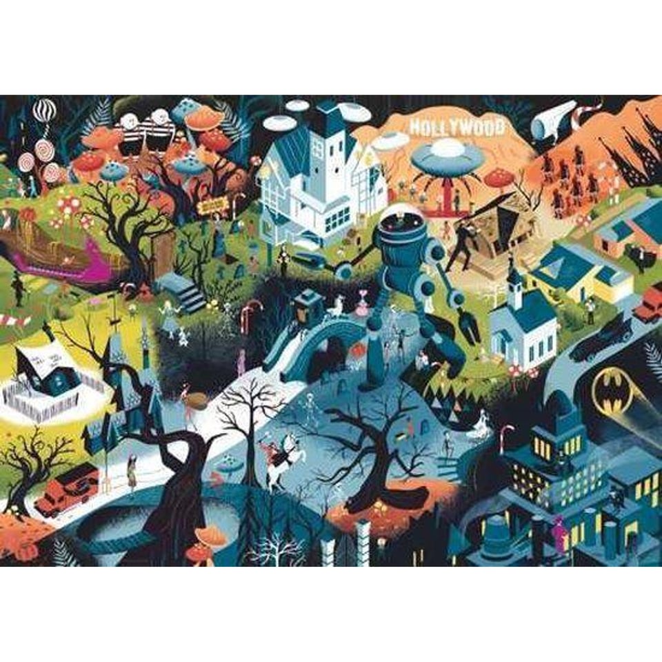 Puzzle 1000st. Tim Burton Films