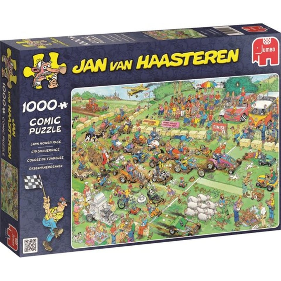 Jan Van Haasteren Puzzel Grasmaaier Race 1000st