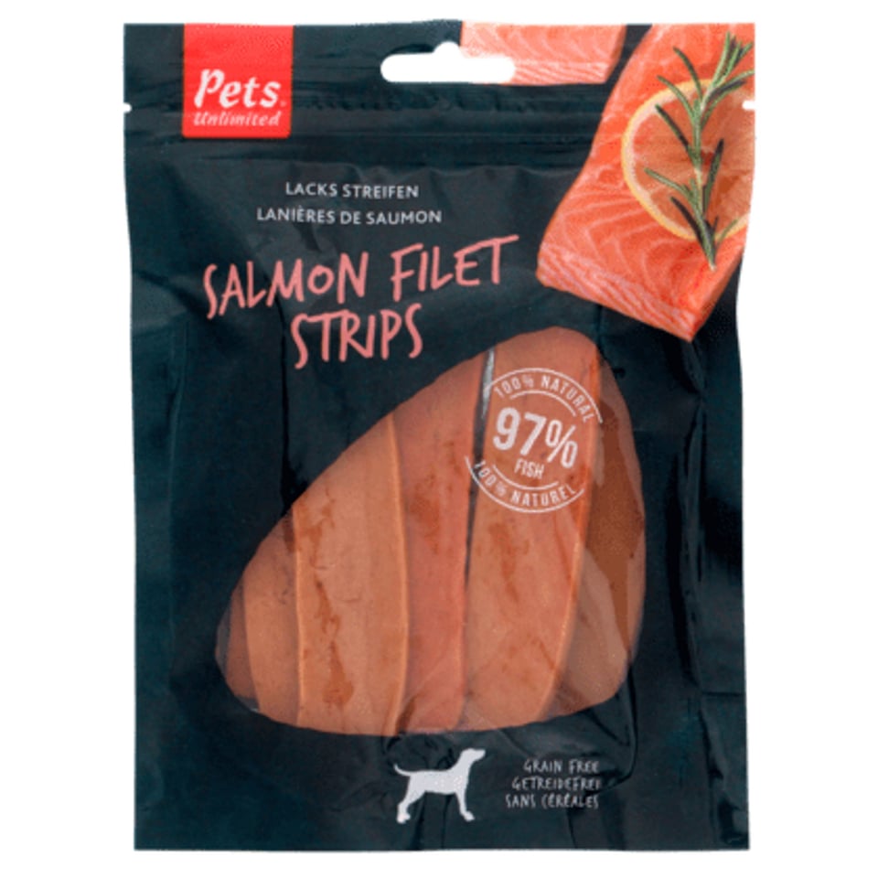 Pets Unlimited Zalmfilet Strips