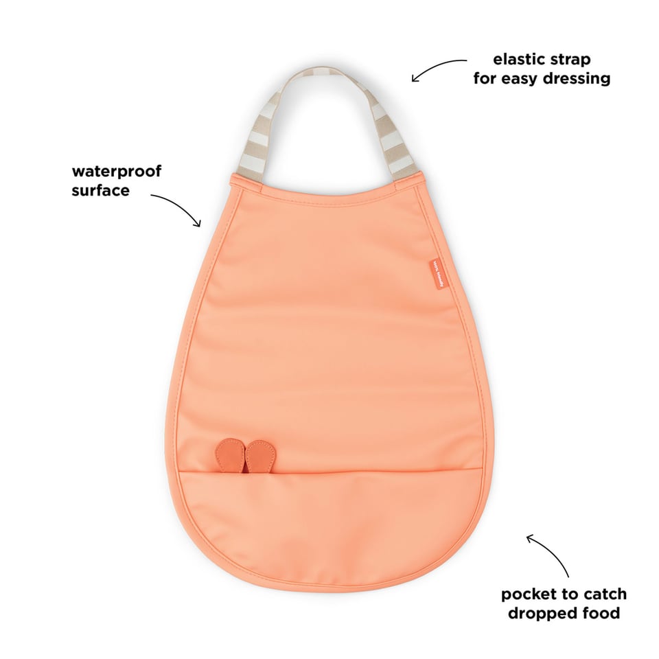 Pull-over Bib Raffi Coral