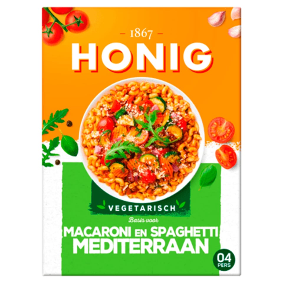 Honig Mix Macaroni en Spaghetti Mediterraan
