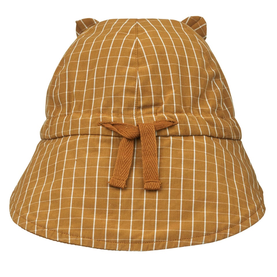 LIEWOOD Grom Reversible Seersucker Baby Sunhat 