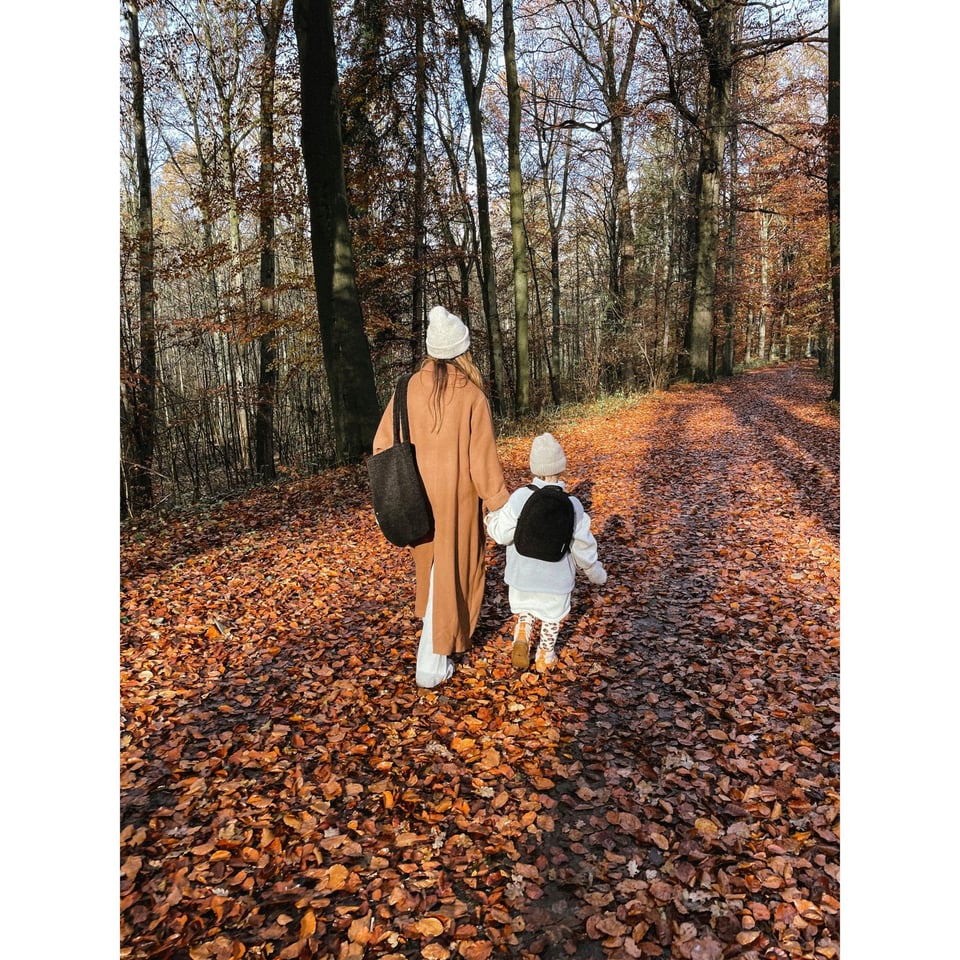 Teddy Mini Backpack  Black - Black / OS