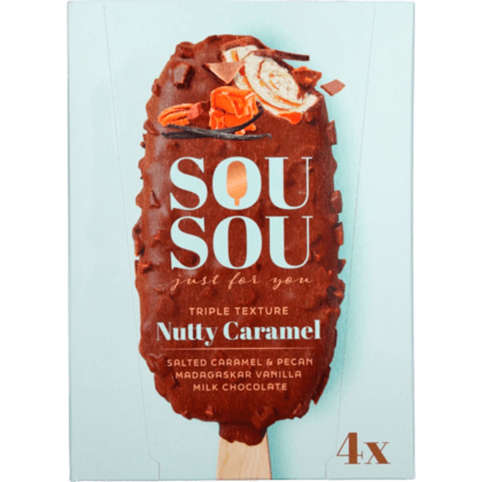 Sou Sou Nutty Caramel 4x 100 Ml