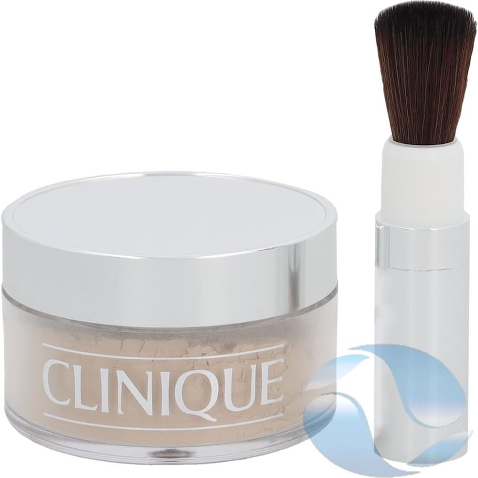 Clinique Blended Face Powder And Brush - 20 Invisible Blend De Luchtige Face Powder and Brush Geeft Je Een Zijdezachte Huid en Verbergt De Poriën